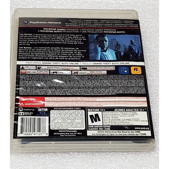 Grand Theft Auto V (PlayStation 3 PS3) Game - Picture 12 of 13